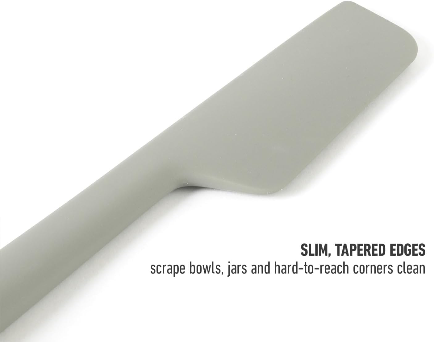 Calphalon Prime Scraper Set, 2-Piece Silicone Kitchen Scraper Set, Flexible Baking & Cooking Scrapers, Heat-Resistant Nonstick-Safe Tools with Ergonomic Handles, Navy