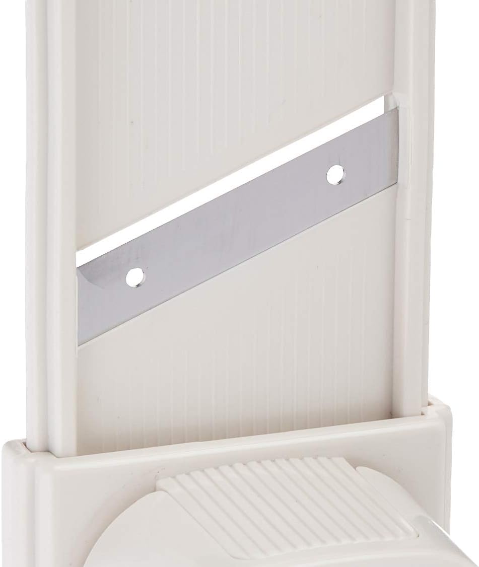 Hutzler Mini-Mandoline Garlic Slicer/Shredder, Turquoise