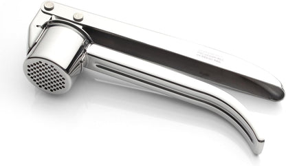 Kitchen Garlic Press, Rust Proof & Dishwasher Safe Garlic Mincer, Durable Garlic Crusher, Easy to Clean and Squeeze, Rose