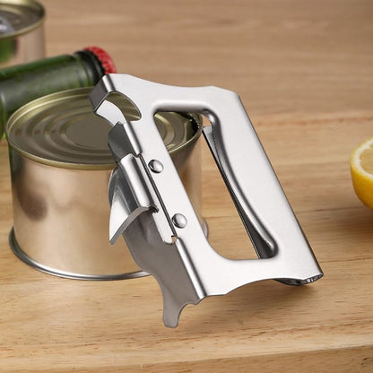 SWEIBIAI Can Opener Manual Stainless Steel Bottle Opener