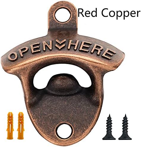 Beer bottle openers Cast Iron wall mounted bottle opener(Set of 2With screws)