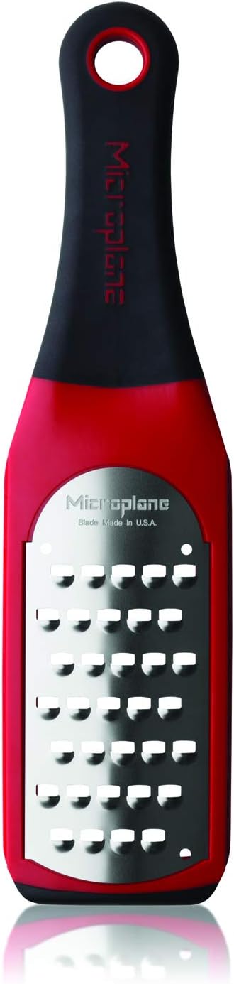 Microplane Artisan Series Cheese Grater and Zester (Extra Coarse, White)