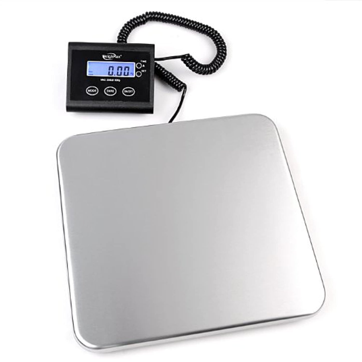Weighmax W-2809 90 LB X 0.1 OZ Durable Stainless Steel Digital Postal Scale, Shipping Scale With AC adapter, 1 Pack