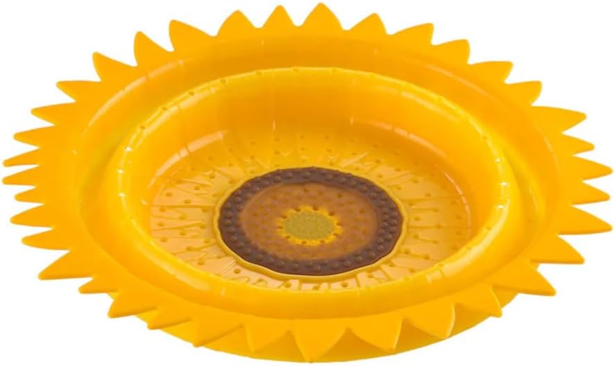 Charles Viancin 11 Inch Sunflower Collapsible Colander/Silicone Strainer – Kitchen Space Saving Essential
