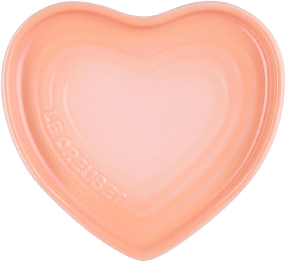Le Creuset Stoneware Heart Shaped Spoon Rest, 5", White
