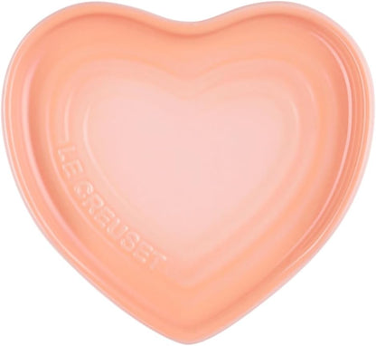 Le Creuset Stoneware Heart Shaped Spoon Rest, 5", White