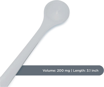 Dosing spoon | milligram measuring spoons set of 4 | exact dosing 100mg, 200mg, 500mg, 1g | mg measuring spoons for powder and liquids