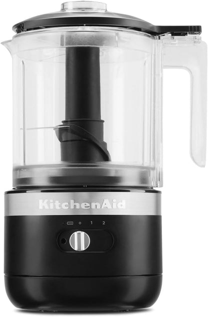KitchenAid 5 Cup Food Chopper KFC0516BM, Matte Black