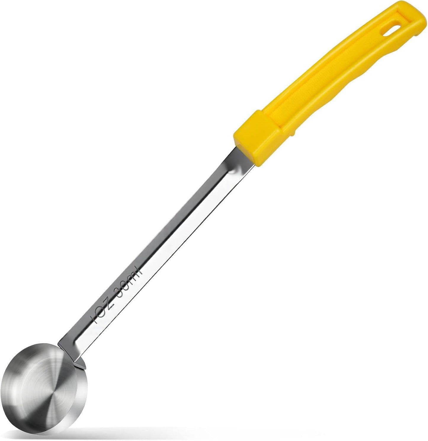 1 Ounce Solid Stainless Steel Portion Control Ladle Spoon - 2Pcs Pizza Sauce Serving Spoons Portion Ladle for Sauces, Perfect for Weight Watchers, Buffets, Parties