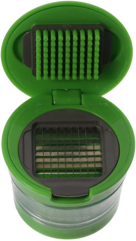 multifunction Plastic Garlic Press Presser Crusher Slicer Grater Dicing Slicing and Storage Kitchen Vegetable Tool