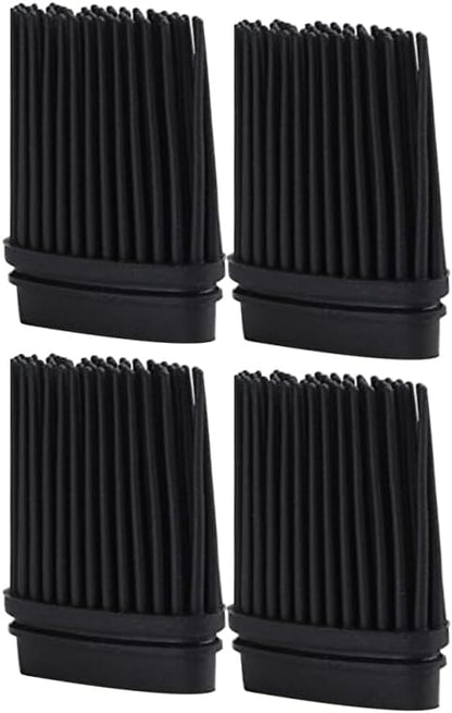 Mipcase Silicone Basting Brush Replacement Heads 4-Pack 2.16x1.57x0.78In – Heat-Resistant for Grilling & Baking, Easy-Clean for Oil Sauce Marinade Application – for BBQ, Pastry, Cakes, Meats