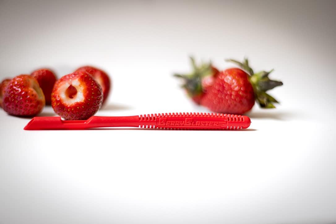 Berry Blaster Strawberry Stem Remover/Corer/Fast & Easy Huller (1-Pack)