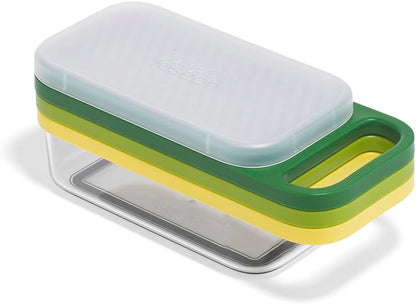 Joseph Joseph Multi-Prep Mini, 3-in-1 Compact space saving Vegetable Chopper & Dicer, Egg Slicer, 3 Stainless Steel Wire cutters