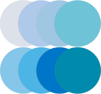 Chuangdi 8 Pcs Jar Opener Rubber Jar Gripper Pads 5'' Round Coasters Heat Insulation Pad Trivet Non Tear Multi-Purpose Bottle Lid Openers for Arthritic Weak Hands Kitchen Supplies(Bright Color)