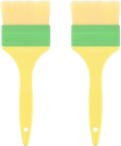 M METERXITY 2-Pack Pastry Brush, Soft Basting Baking BBQ Oil Brush for Cooking/Barbecue/Kitchen [2"]