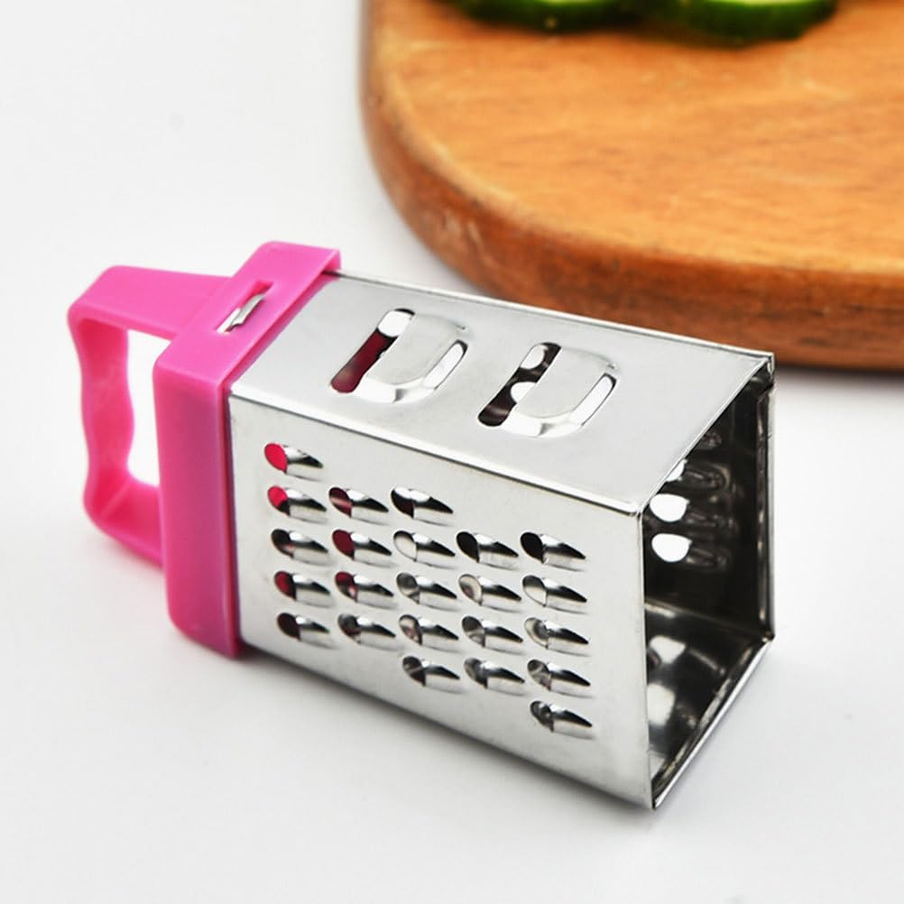 MAGICLULU Mini Cheese Grater Set of 6 with Stainless Steel Blades Multi-Function Kitchen Tool for Grating Cheese Garlic Ginger and Vegetables Non-Slip Handle Compact 2.63X1.45X1.06 Inch
