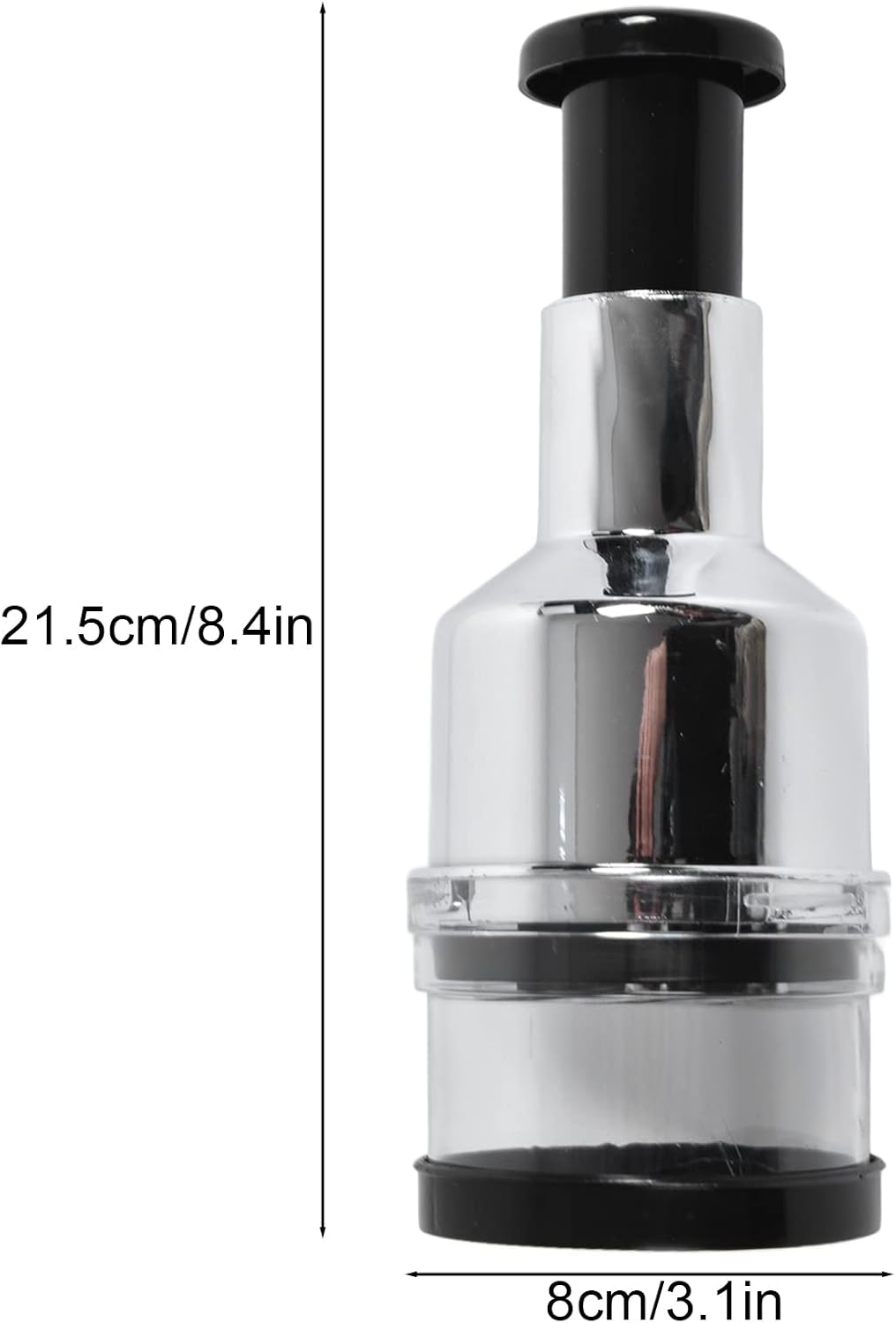 Onion Chopper Hand Vegetable Chopper Stainless Steel Manual Food Press Chopper Handheld Chopper for Kitchen