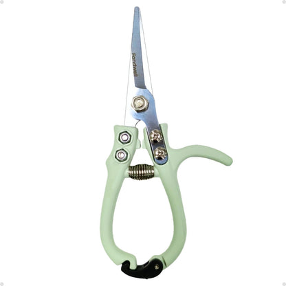 Fondwell 6.5" Pruning Shears Trimming Scissors: 2 Pack of Small Garden Snips with Micro Tip - Plant Clippers of High Cutting Efficiency