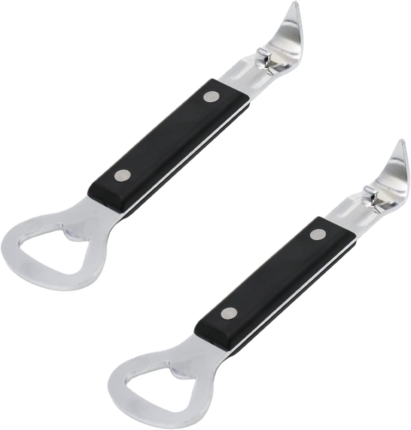 Hand Held Can Punch Opener Stainless Steel Manual Bottle Opener 2 in 1 Multifunctional Can Open Tool