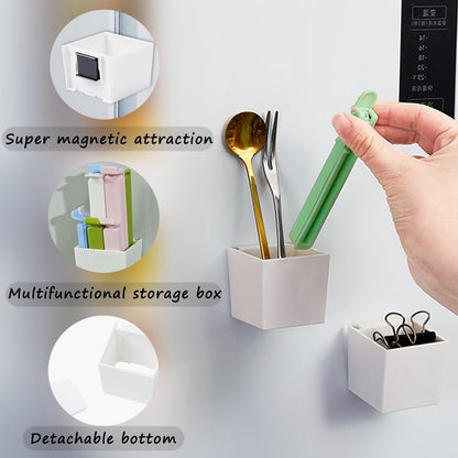 Ouliget Three in One Function Plastic Coffee Measuring Spoon Sealing Clip,Magnetic Wall Container Magnet Clips,Food Freshness Bag Clip Powder Tea Scoop,2 Pieces of 8