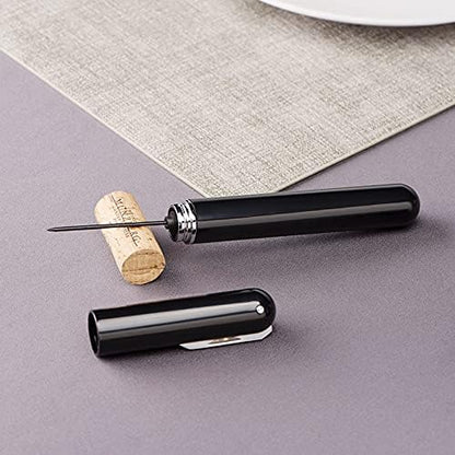 IPEROT Wine Bottle Opener, IPEROT Air Pressure Wine Corkscrew With Cutting Wine Bottle Foil Knife, Effortlessly Open Wine Bottles Without Damaging Corks, Easy-to-Use(Red)