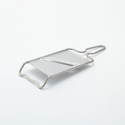 Japanese Double-Edged Slicer, Mandoline, Stainless Steel, Made in Sanjo, Japan, Silver