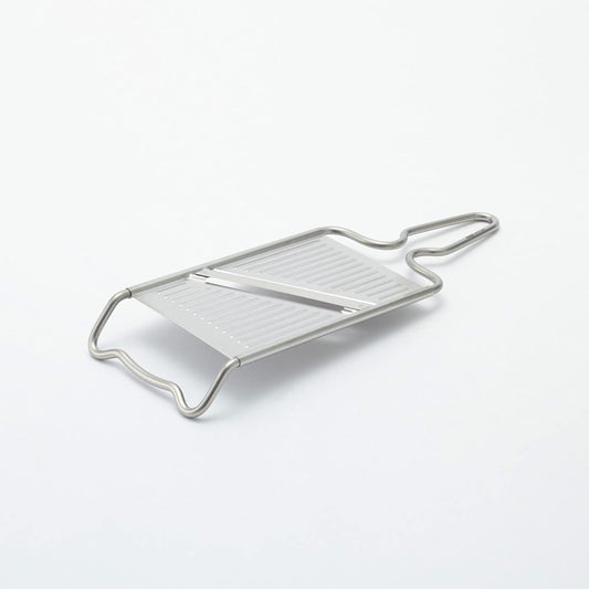 Japanese Double-Edged Slicer, Mandoline, Stainless Steel, Made in Sanjo, Japan, Silver