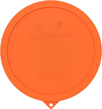 SOPHICO Silicone Replacement Lids for Pyrex Sculpted Glass & Tinted Glass Bowls Mixing Bowls（4 size）