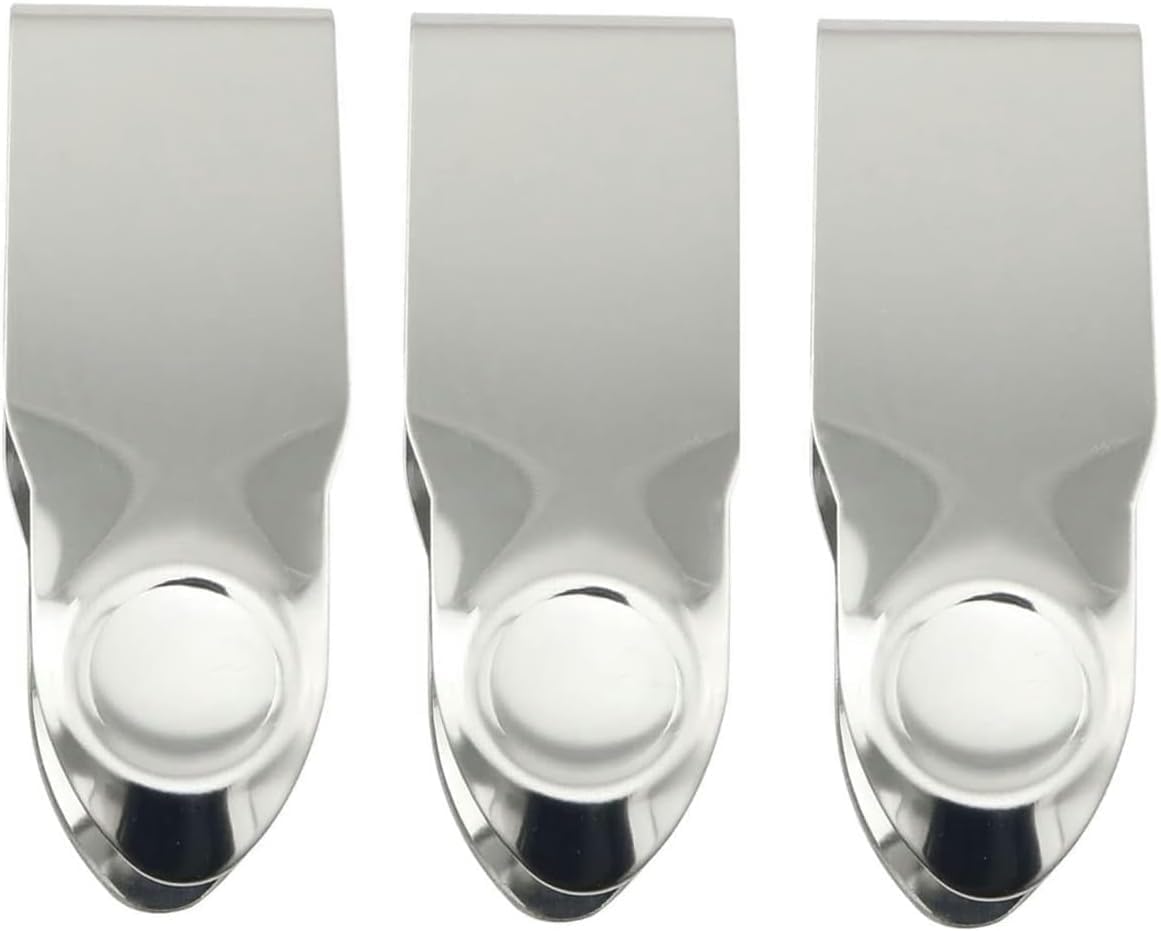 3Pcs Silver Stainless Steel Strawberry Huller Fruit Stem Remover Home Kitchen Tools for Cherry Tomato, Fruit and Vegetable Corers
