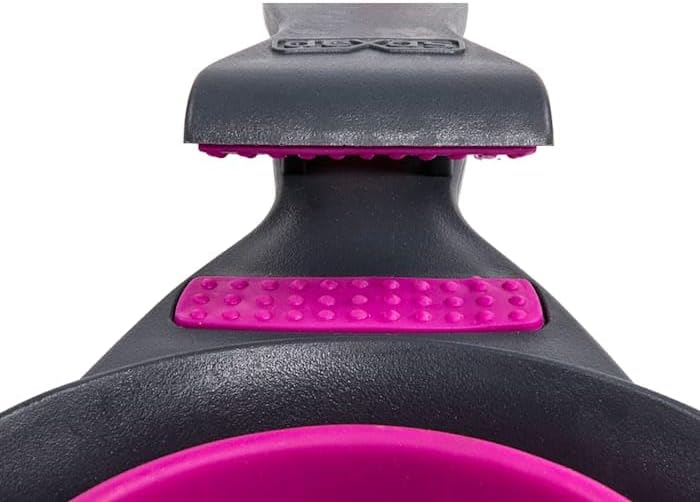 Dexas Popware for Pets Collapsible Klip Scoop, 3 in 1 Design Convenient Measuring Cup, Food Scooper and Bag Clip, 1Cup Capacity Pet Food Scoop, Versatile Food Measuring Cups Portion Control Gray/Blue