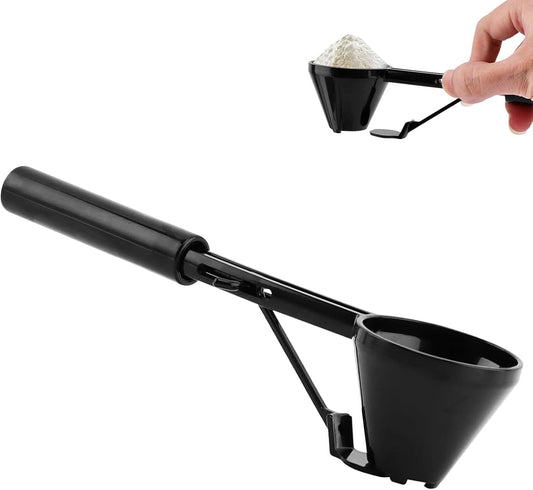 2-in-1 Measuring Scoop with Funnel for Protein Powder, Coffee Grounds, Milk Powder, Water Bottle Filling, Resuable K Cup Coffee Capsule with Coffee Grounds