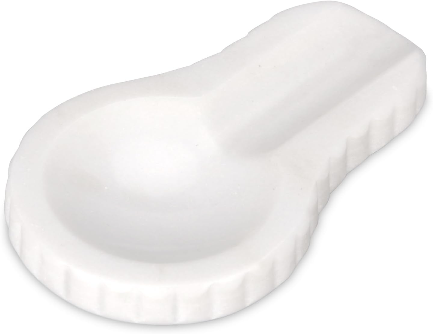 Marble Spoon Rest for Kitchen Stove Countertop, Marble Utensil Holder, Perfect for Spatula, Ladle, Fork (1, Viva jade, 4 * 6.5)