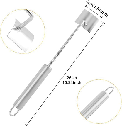 Corn Peeler, Corn Cutter, Corn on the Cob Remover, Easy Clean Corn Cob Peeler, Splitter Tool Corn Peeler Handheld Stainless Steel With Hanging End Spade Shaped For Home Kitchens