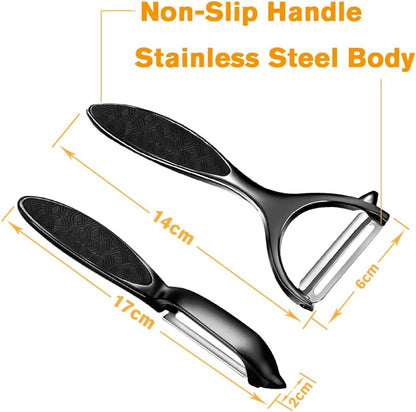 Vegetable peelers for Kitchen, Y shaped peeler for Vegetables, Fruits, Potatoes with Ergonomic Grip, 1 Pack