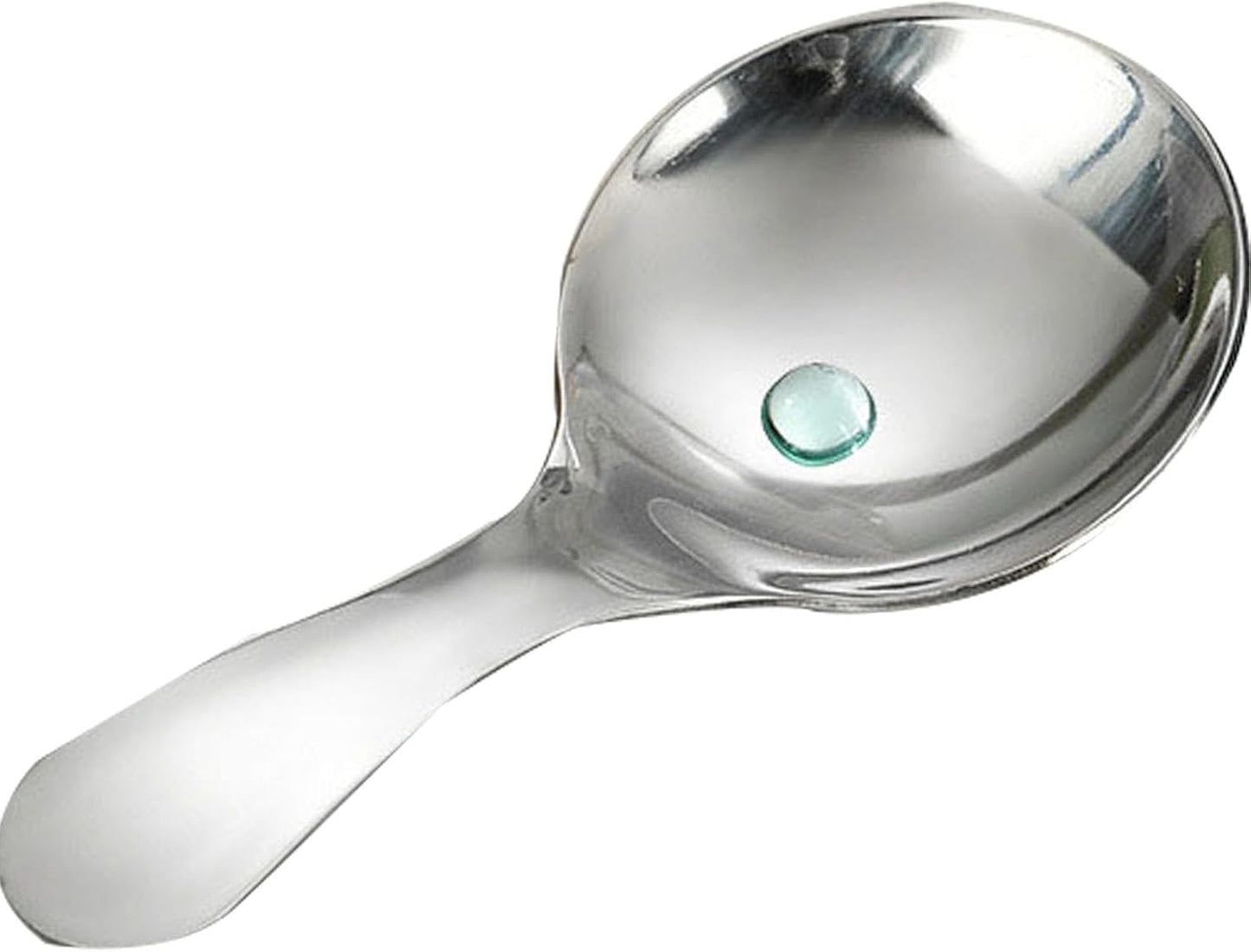 6 Pcs Stainless Steel Mini Spoon Short Handle Small Round Suitable For Dessert, Tea, Coffee, Cake, Sugar, Ice Cream Coffee Tea Spoon. (Silver A)