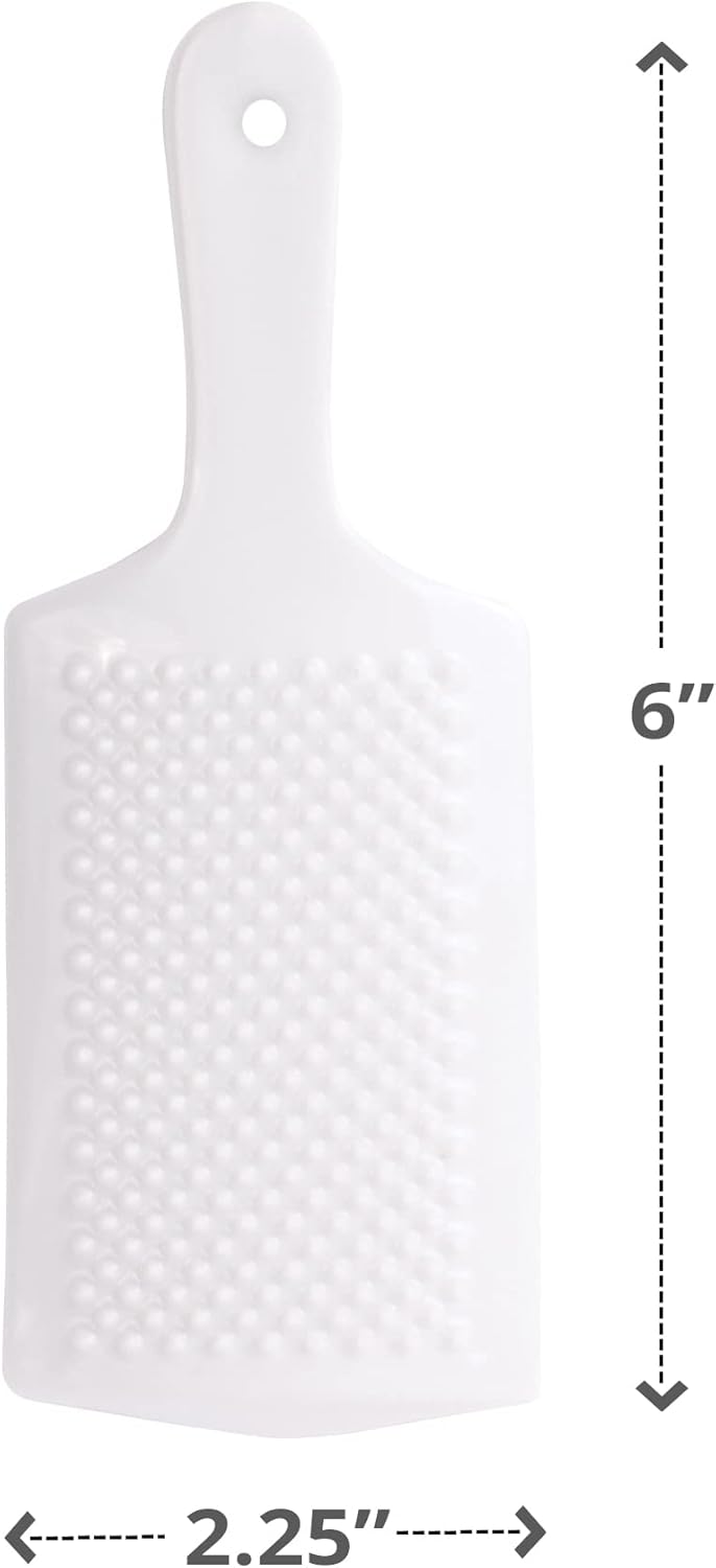 Helen’s Asian Kitchen Professional Kitchen Porcelain Ginger Grater Bowl – Multi-Purpose Fine Grater with Spout, Ideal for Grating Ginger, Nutmeg, Radish, Cheese, and Chocolate. Dishwasher Safe