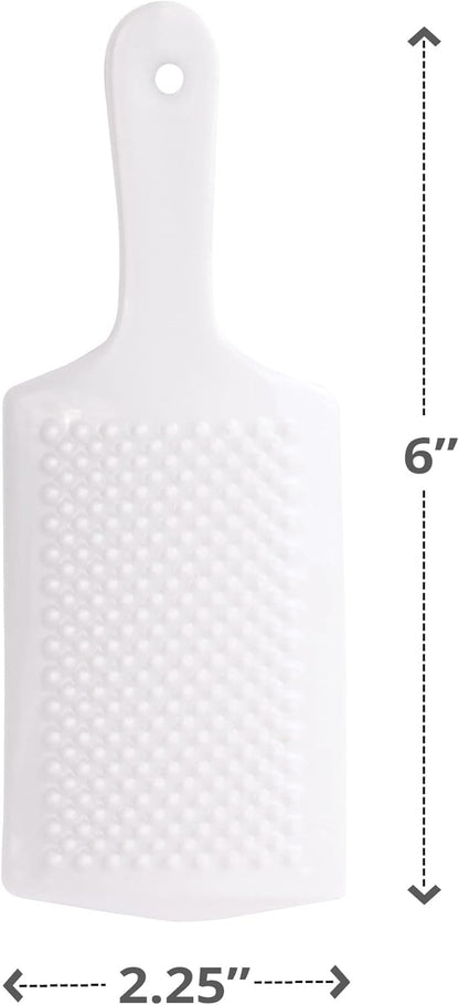 Helen’s Asian Kitchen Professional Kitchen Porcelain Ginger Grater Bowl – Multi-Purpose Fine Grater with Spout, Ideal for Grating Ginger, Nutmeg, Radish, Cheese, and Chocolate. Dishwasher Safe
