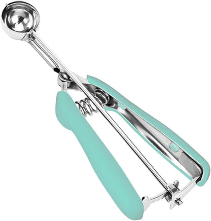 Ice Cream Scoop, 18/8 Stainless Steel Cookie Scoop, Cookie Scoops for Baking, 2 Tbsp/ 30 ml/ 1 oz Cookie Dough Scoop, Ice Cream Scooper with Trigger Release, Cookie Scooper for Baking