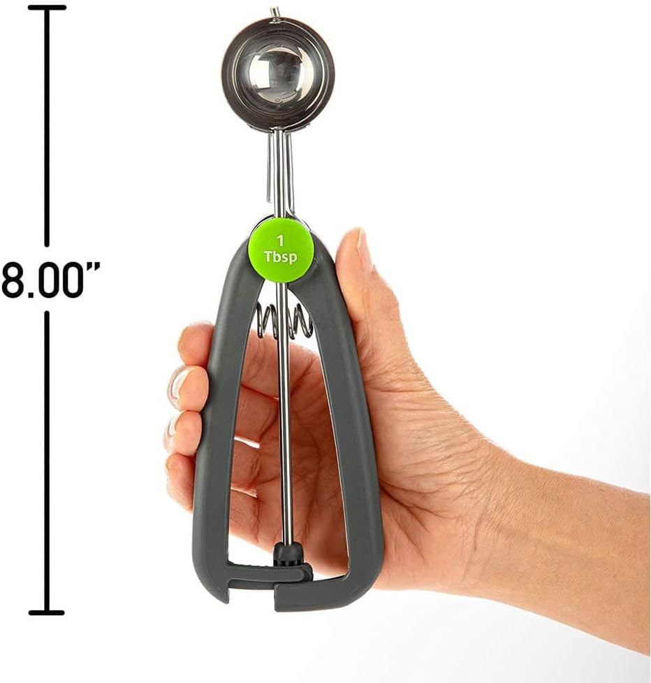 PrepSolutions Measuring Scoop, Grey - Durable and Accurate Scoop for Cooking and Baking, 1.5tbsp