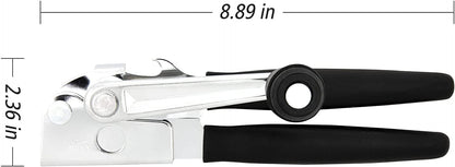 Heavy Duty Commercial Can Opener - Manual Hand Held - Industrial for Big Cans - Easy Crank, Abridor