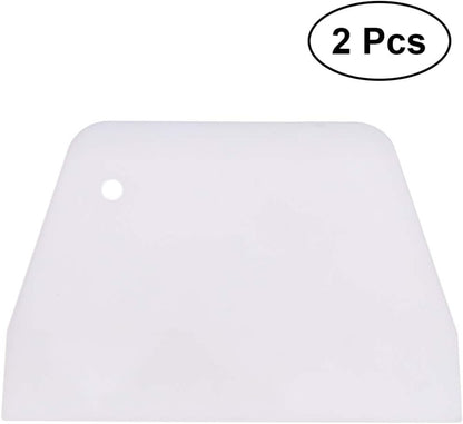2pcs Dough Bench Scraper Non-Slip Baking Scraper Bakeware Decorating Tools Sculpting Modeling Tools for Bakery Pastry Cake