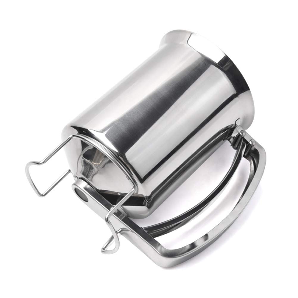 Improved Pancake Cupcake Batter Dispenser Tool Stainless Steel-Professional Kitchen Tool for Baking, Cupcakes, Muffins-Cooking Crepes, Waffles