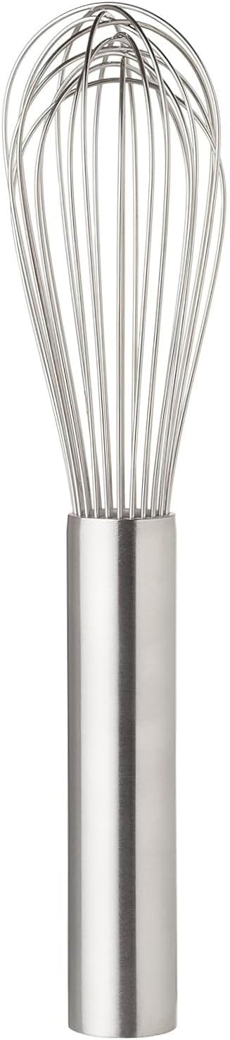 Soro Essentials- 14" Stainless Steel Piano Wire Whip- Thin Flexible Wire Whisk for Whisking Cooking Beating Blending Stirring Ingredients Mixing Sauces Baking Tools Cake Bread Pizza Pastry Biscuits