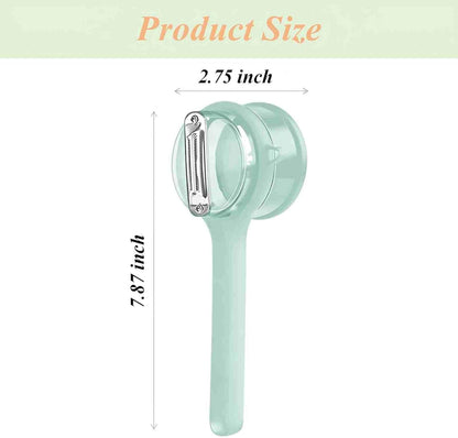Vegetable Peeler with Container, Special Fruit Peeler with Catcher, Peeler with Storage for Kitchen, Box Storage Vegetable & Fruit Peeler for Potatoes, Apples, Carrots