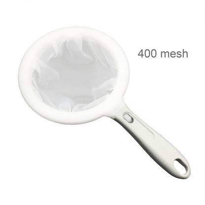 8.4in 80 Mesh Big Nylon Mesh Filter Ultra-Fine Sieve Sediments Strainer PP Frame for Straining Juice,Honey,Tea