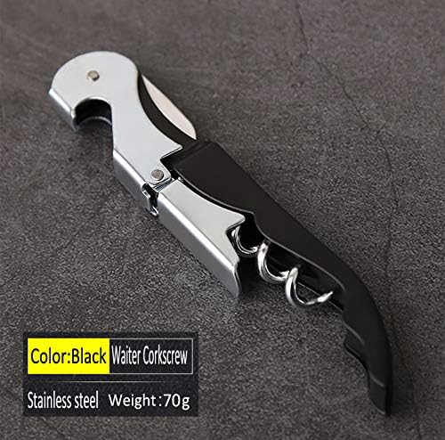 Kit-Home Professional Waiter Corkscrew Wine Openers Set (4 PCS),Upgraded with Heavy Duty Stainless Steel Hinges Wine Key for Restaurant Waiters, Sommelier, Bartenders