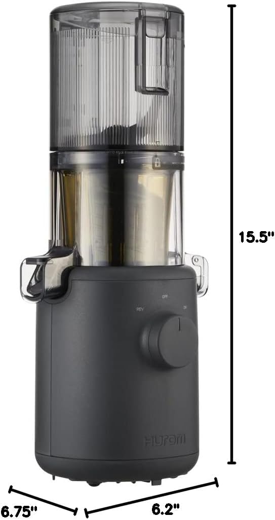 Hurom H310 Easy Clean Slow Juicer, Lavender | Compact | Quiet Motor | Hopper Fits Whole Produce | Scrub Free | Easy Assembly | Cold Press Masticating Juicer