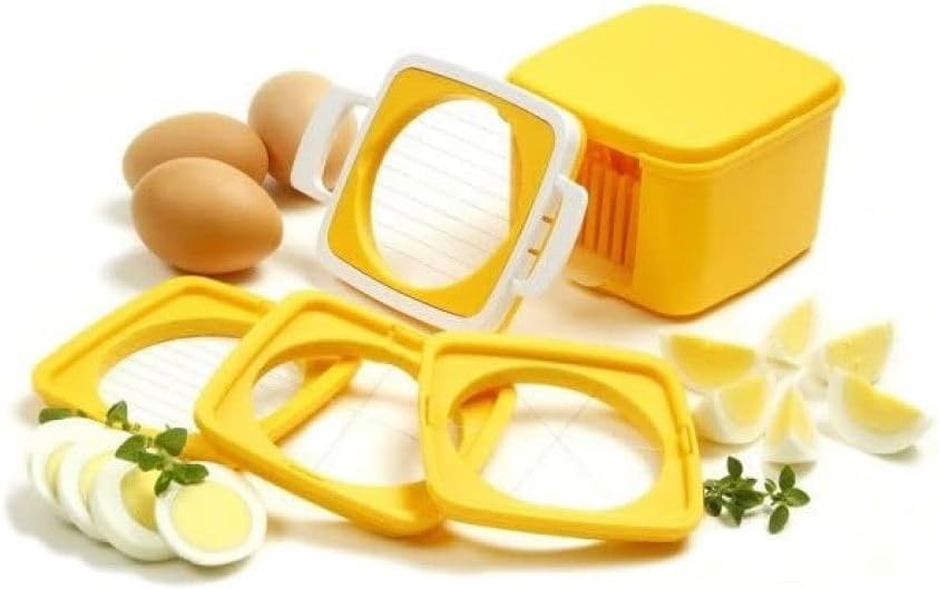 Norpro 5 Piece Egg Slicer Set with Storage Case