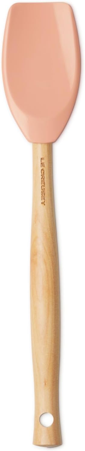 Le Creuset Silicone Craft Series Medium Spatula, 11 1/8" x 2 1/4", Cerise