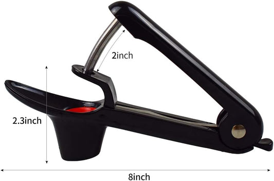 Cherry Pitter Tool, Cherry Stoner Olive Pitter Tool, Portable Kitchen Tool with Space-Saving Lock Design - Black